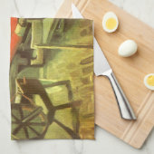 Linge De Cuisine Vincent van Gogh Weaver face à la roue à rotation  (Quart Plié)