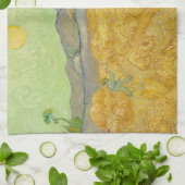 Linge De Cuisine Vincent van Gogh - Wheatfield avec une Faucheuse (Plié)
