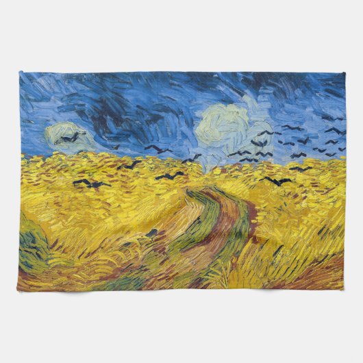 Linge De Cuisine Vincent van Gogh - Wheatfield with Crows (Horizontal)