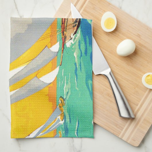 Linge De Cuisine Vintage (Quart Plié)