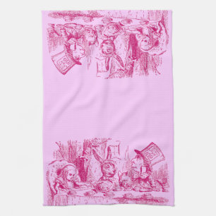 Linge De Cuisine Vintage Alice au pays des merveilles