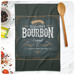 Linge De Cuisine Vintage American Bourbon
