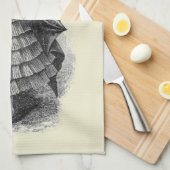 Linge De Cuisine Vintage Bat Lady (Quart Plié)