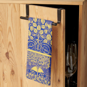 Linge De Cuisine Vintage Botanique Art Nouveau Motif