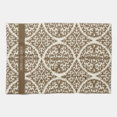 Linge De Cuisine Vintage Brown Damask Heirloom (Horizontal)