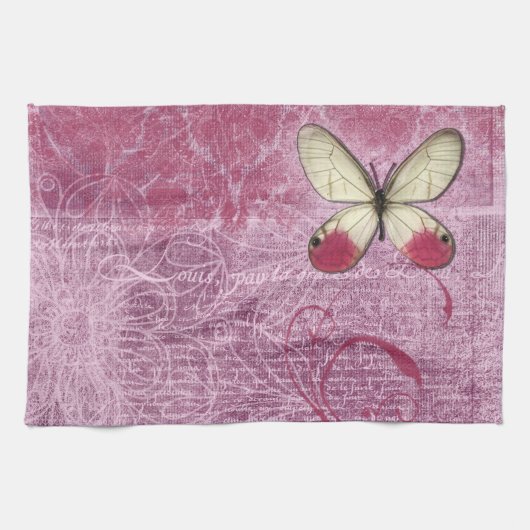 Linge De Cuisine Vintage Butterfly (Horizontal)