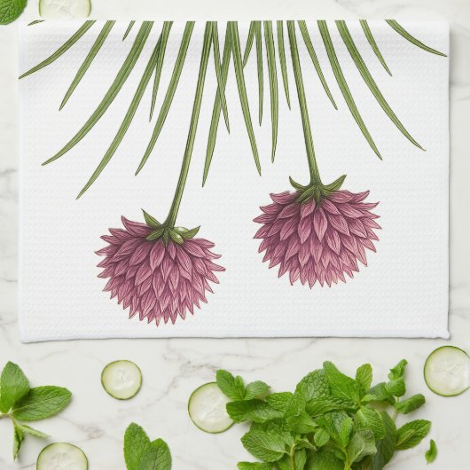 Linge De Cuisine Vintage Chive (Plié)