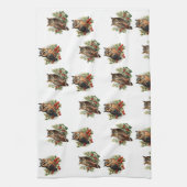 Linge De Cuisine Vintage Christmas Owl (Vertical)