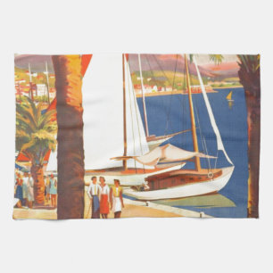 Linge De Cuisine Vintage Côte d'Azur Voyage en France