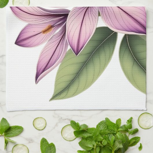 Linge De Cuisine Vintage Crocus (Plié)