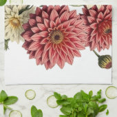 Linge De Cuisine Vintage Dahlias (Plié)