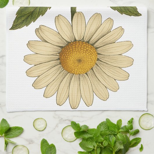 Linge De Cuisine Vintage Daisy (Plié)