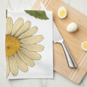 Linge De Cuisine Vintage Daisy (Quart Plié)