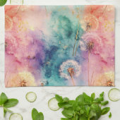 Linge De Cuisine Vintage Dandelion Abstract Pattern (5) (Plié)