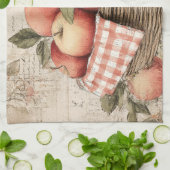 Linge De Cuisine Vintage design Apple basket  (Plié)