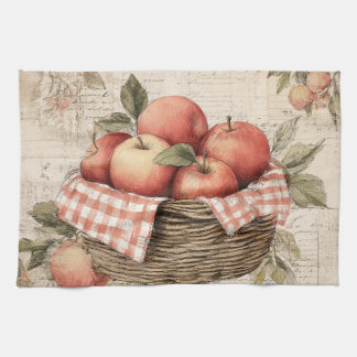 Linge De Cuisine Vintage design Apple basket 