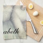 Linge De Cuisine Vintage Elegant Winter Princess Fairytale (Quart Plié)