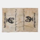 Linge De Cuisine Vintage élevage de poulets (Horizontal)