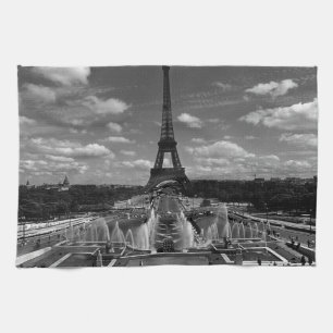 Linge De Cuisine Vintage France Paris Fontains Tour Eiffel
