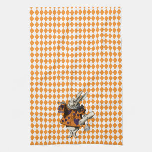 Linge De Cuisine Vintage Halloween White Rabbit Alice Au Pays Des M