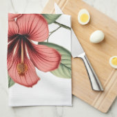 Linge De Cuisine Vintage Hibiscus (Quart Plié)