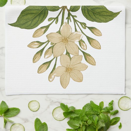 Linge De Cuisine Vintage Jasmine (Plié)