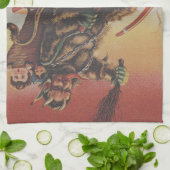 Linge De Cuisine Vintage Krampus (Plié)