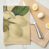 Linge De Cuisine Vintage Magnolia on Weathered Paper (Quart Plié)