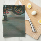 Linge De Cuisine vintage motorcycle artwork (Quart Plié)