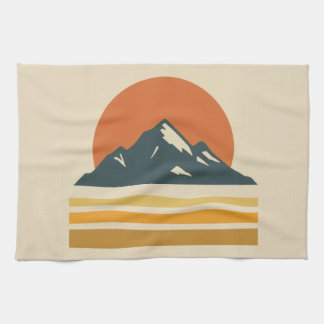 Linge De Cuisine Vintage Mountain Kitchen Towel – Retro Adventure