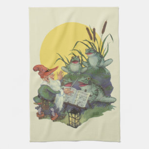 Linge De Cuisine Vintage Music Magazine Couverture Art, Etude Frog 