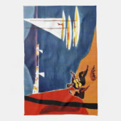 Linge De Cuisine Vintage Napoli Voyage Amour Romance (Vertical)