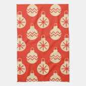 Linge De Cuisine Vintage Noël Ornements Moderne (Vertical)