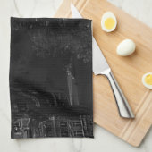 Linge De Cuisine Vintage Paris Champs-Elysées (Quart Plié)