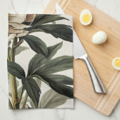 Linge De Cuisine Vintage Peonies (Quart Plié)