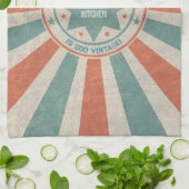 Linge De Cuisine Vintage personnalisable (Plié)