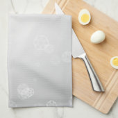 Linge De Cuisine Vintage Snow Background (Quart Plié)