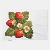 Linge De Cuisine Vintage strawberries (Horizontal)