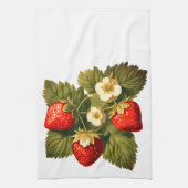 Linge De Cuisine Vintage strawberries (Vertical)