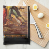 Linge De Cuisine Vintage Travel Mexico (Quart Plié)