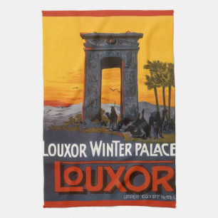 Linge De Cuisine Vintage voyage, Louxor Winter Palace, Egypte Afriq