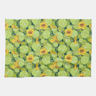 Linge De Cuisine Vintage Waterlilies