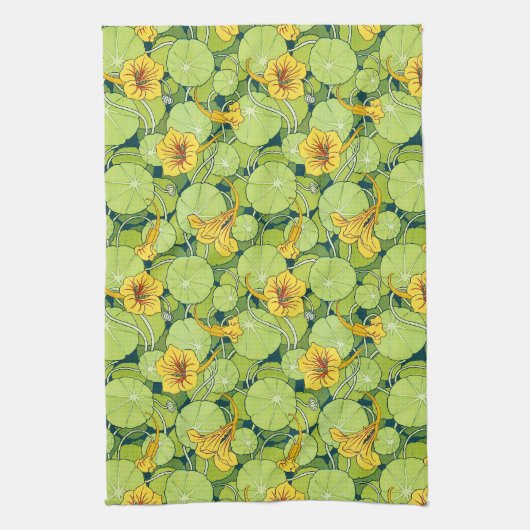 Linge De Cuisine Vintage Waterlilies (Vertical)