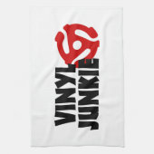 Linge De Cuisine Vinyl Junkie (Vertical)