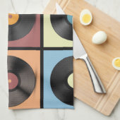 Linge De Cuisine Vinyl records : retro LP set. (Quart Plié)