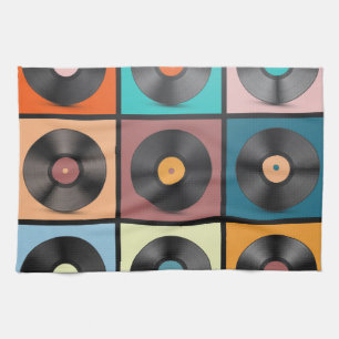 Linge De Cuisine Vinyl records : retro LP set.