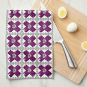 Linge De Cuisine Violet (Quart Plié)