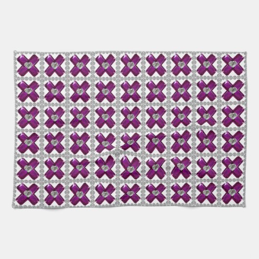 Linge De Cuisine Violet (Horizontal)