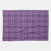 Linge De Cuisine Violet avec Motif (Horizontal)