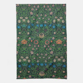 Linge De Cuisine Violet et Columbine, William Morris (Vertical)